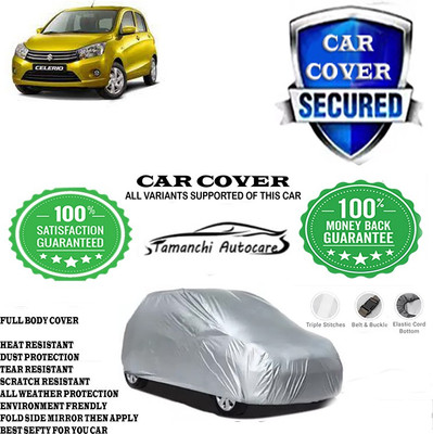 Tamanchi Autocare Car Cover For Maruti Suzuki Celerio ZXI(Silver)