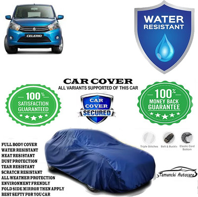 Tamanchi Autocare Car Cover For Maruti Suzuki Celerio VXI Optional(Blue)