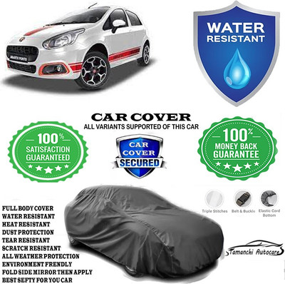 Tamanchi Autocare Car Cover For Fiat Abarth Punto 1.4 T-Jet Petrol(Grey)