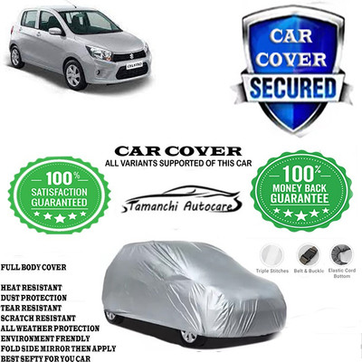 Tamanchi Autocare Car Cover For Maruti Suzuki Celerio Green VXI(Silver)