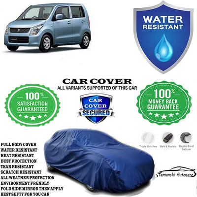 Tamanchi Autocare Car Cover For Maruti Suzuki Wagon R 1.1L 16V(Blue)