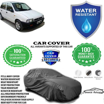 Tamanchi Autocare Car Cover For Maruti Suzuki Zen 0.8L(Grey)