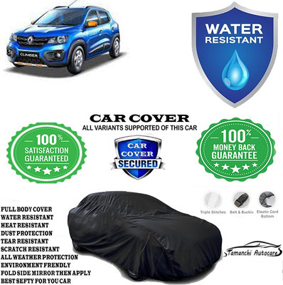 Tamanchi Autocare Car Cover For Renault Kwid Climber 1.0 AMT Petrol(Black)