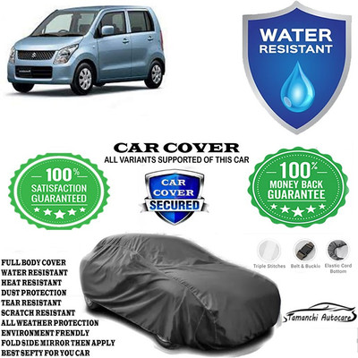 Tamanchi Autocare Car Cover For Maruti Suzuki Wagon R 1.1L 16V(Grey)