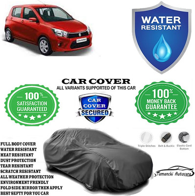 Tamanchi Autocare Car Cover For Maruti Suzuki Celerio VXI AT Optional(Grey)
