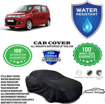 Tamanchi Autocare Car Cover For Maruti Suzuki Wagon R Stingray VXI(Black)