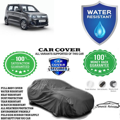 Tamanchi Autocare Car Cover For Maruti Suzuki Wagon R Stingray VXI Optional(Grey)