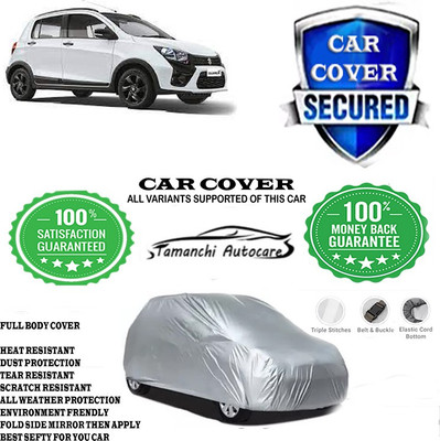 Tamanchi Autocare Car Cover For Maruti Suzuki Celerio X AMT VXI Option Petrol(Silver)
