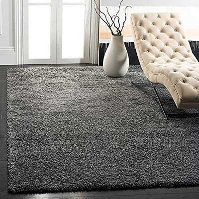 AyanCarpets Grey Polyester Carpet(2 ft,  X 3 ft, Rectangle)