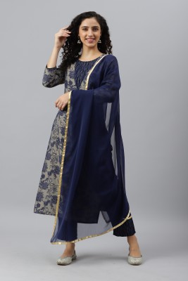 NIMVY Women Kurta Pant Dupatta Set