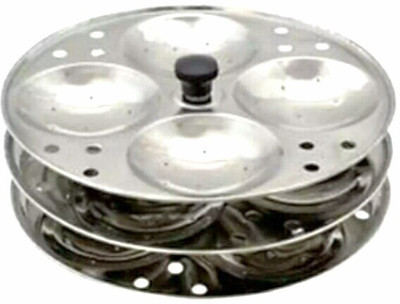 RITURAJ Stainless Steel Quality Idli Stand/Maker/Pot/idli sancha Induction & Standard Idli Maker(3 Plates , 12 Idlis )