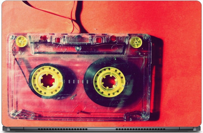 i-Birds Love Music Cassette Exclusive High Quality Laptop Decal, laptop skin sticker 15.6 inch (15 x 10) Inch iB_skin_0607new High Quality HD Printed Vinyl Laptop Skin Compatible for 15.6 inch(Theme: Music)