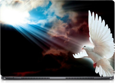 i-Birds White Dove Flying To The Heaven Exclusive High Quality Laptop Decal, laptop skin sticker 15.6 inch (15 x 10) Inch iB_skin_0145new High Quality HD Printed Vinyl Laptop Skin Compatible for 15.6 inch(Theme: Graffiti)