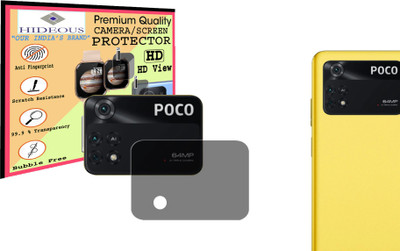 HIDEOUS Back Camera Lens Glass Protector for POCO M4 PRO 4G(Pack of: 1)
