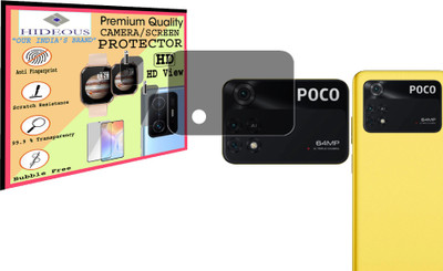 HIDEOUS Back Camera Lens Glass Protector for POCO M4 PRO 4G(Pack of: 1)