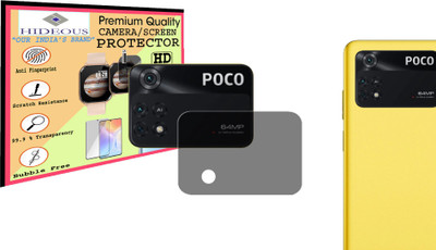 HIDEOUS Back Camera Lens Glass Protector for POCO M4 PRO 4G(Pack of: 1)
