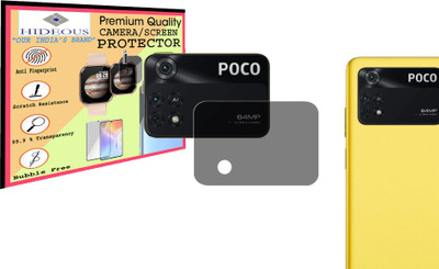HIDEOUS Back Camera Lens Glass Protector for POCO M4 PRO 4G(Pack of: 1)
