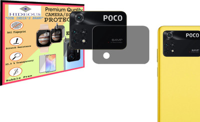HIDEOUS Back Camera Lens Glass Protector for POCO M4 PRO 4G(Pack of: 1)