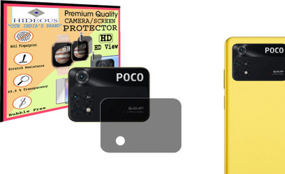 HIDEOUS Back Camera Lens Glass Protector for POCO M4 PRO 4G(Pack of: 1)