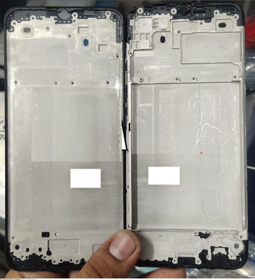 AL HAYY TRADERS OPPO A15 /A15S LCD FRAME ORIGINAL Front Panel(BLACK)