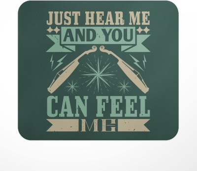 LASTWAVE just hear me and you can feel me, Graphic Printed Mouse Pad for Computer, PC Mousepad(Multicolor)