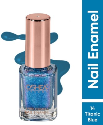 OSHEA Nail Enamel 14 Titanic Blue Blue