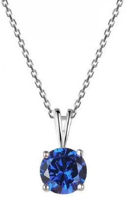 Chopra Gems Blue Sapphire Locket Pendant (Nilam/Neelam) Rashi Ratan Gemstone for Men/Women Brass