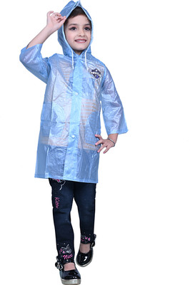CITY BRAND Striped Boys & Girls Raincoat