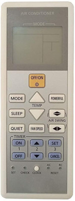 NixGlobal 157B AC Remote Compatible with PANASONIC AC Remote Controller(White)