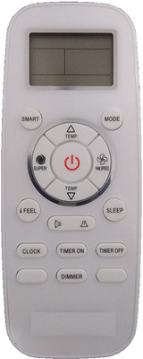 NixGlobal 197 AC Remote Compatible with YORK AC Remote Controller(White)