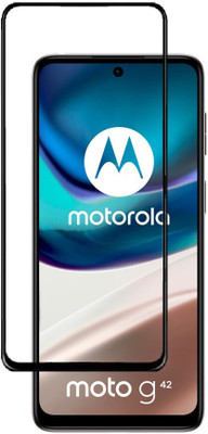 Caseline Edge To Edge Tempered Glass for MOTOROLA g42, MOTO g42, MOTOROLA G42(Pack of 1)