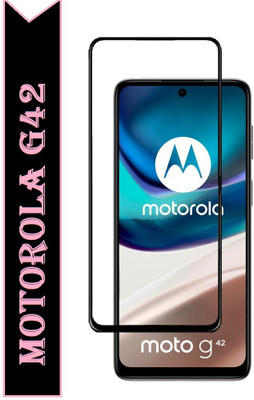 CASEHUNT Edge To Edge Tempered Glass for Motorola G42, Moto G42(Pack of 1)
