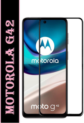 CASEHUNT Edge To Edge Tempered Glass for Motorola G42, Moto G42(Pack of 1)