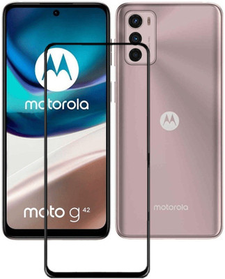 CASEHUNT Edge To Edge Tempered Glass for Motorola G42,Moto G42(Pack of 1)