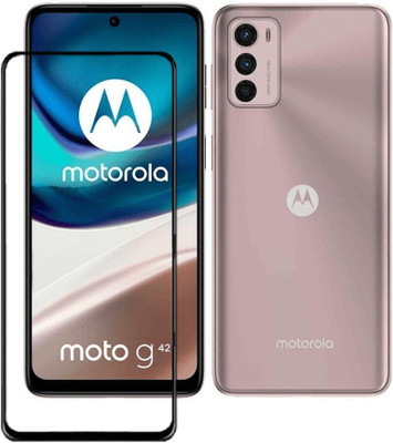 AB PRIME Edge To Edge Tempered Glass for MOTOROLA g42, MOTO g42(Pack of 1)