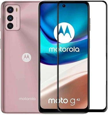 AB PRIME Edge To Edge Tempered Glass for MOTOROLA g42, MOTO g42(Pack of 1)