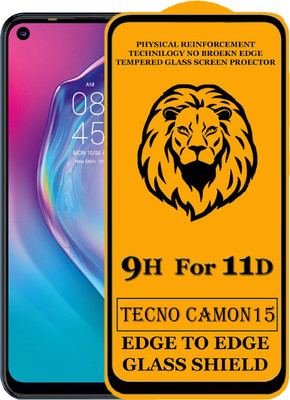 HQ Protection Edge To Edge Tempered Glass for TECNO CAMON 15(Pack of 1)