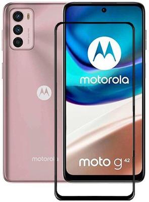 Caseline Edge To Edge Tempered Glass for MOTOROLA g42, MOTO g42, MOTOROLA G42(Pack of 1)