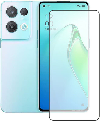 GDBUY Tempered Glass Guard for Oppo Reno 8 Pro 5G, OPPO Reno8 Pro 5G, Reno 8 Pro 5G, Oppo Reno 8 Pro(Pack of 1)