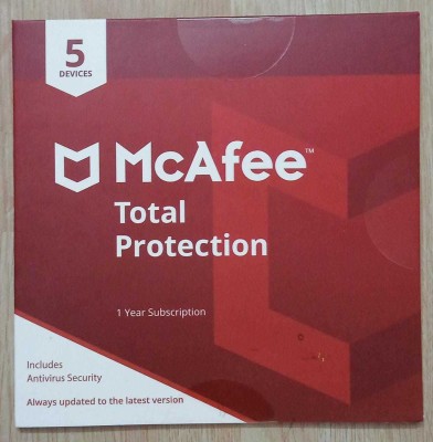 McAfee Total Security 5 User 1 Year(CD/DVD)