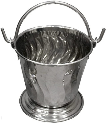 Dynore Dynore Stainless Steel Daal/Sabji/Gravy Serving Bucket/Balti Medium Gravy Bucket Serving Set(Pack of 1)