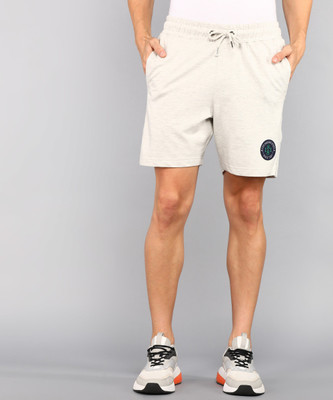 VAN HEUSEN Solid Men Grey Regular Shorts