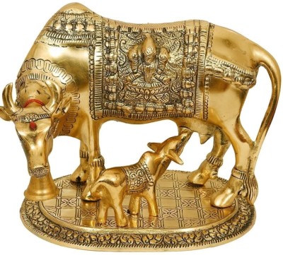 Sagar Enterprise Decorative Showpiece  -  13 cm(Metal, Gold)
