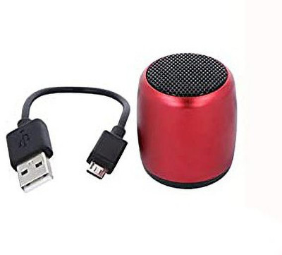 RECTITUDE Mini Boost Smart Mini Pocket Speaker with 4D Sound Quality 5 W Bluetooth Speaker(Red, Stereo Channel)