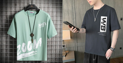 Axxitude Printed Men Round Neck Light Green T-Shirt
