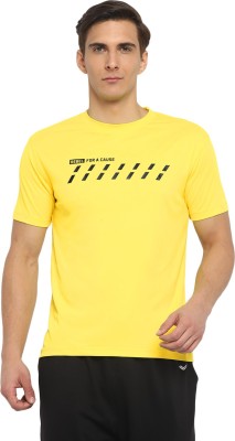OFF LIMITS Typography Men Round Neck Yellow T-Shirt
