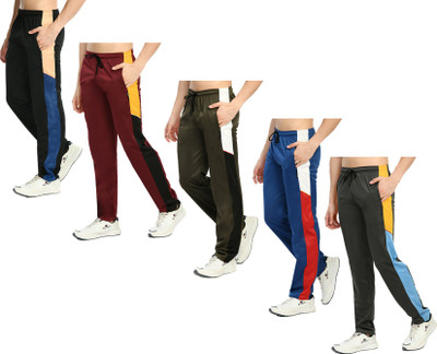 Indistar Colorblock Men Multicolor Track Pants