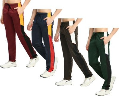 Indistar Colorblock Men Multicolor Track Pants