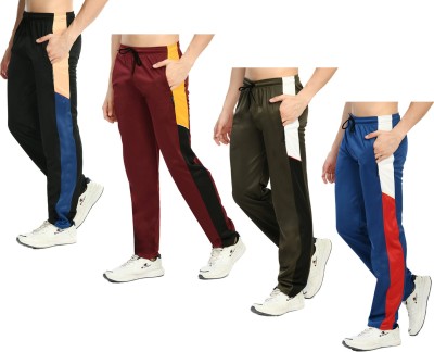 IndiWeaves Colorblock Men Multicolor Track Pants