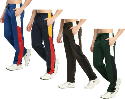 KAVYA Colorblock Men Multicolor Track Pants